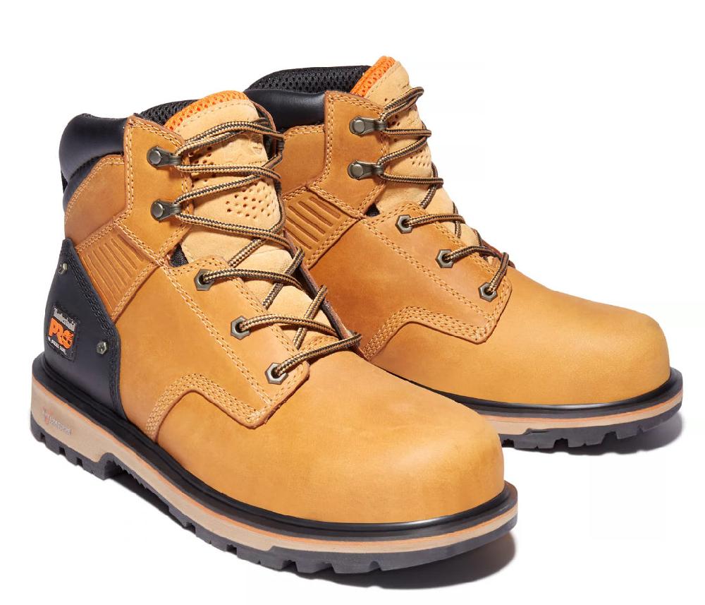 Le Bos Timberland Wheat Full Grain Timberland Pro Ballast 6inch Steel Toe Work Boots A28X1