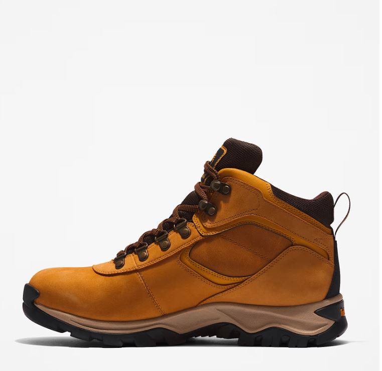 Le Bos Timberland Wheat Nubuck Mt Maddsen Waterproof Mid Men's Hiking Boots TB1A64TV231