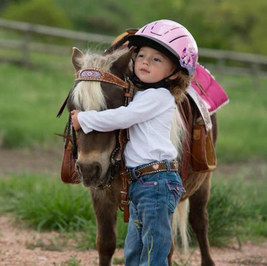 Le Bos Troxel Pink Dreamscape Spirit Riding Helmet 04-538