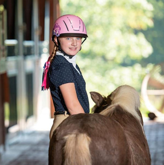 Le Bos Troxel Pink Dreamscape Spirit Riding Helmet 04-538