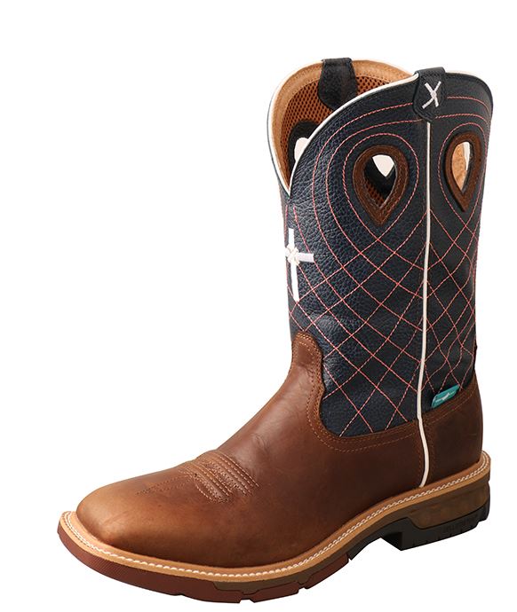 le bos Twisted X Alloy Toe Western Work Boot with CellStretch MXBAW01