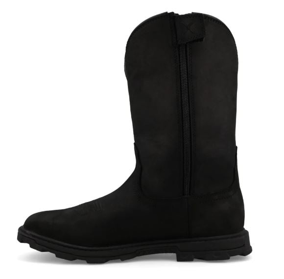 Le Bos Twisted X Black Ultralite X 10 Inch Women's Work Boot WULW001