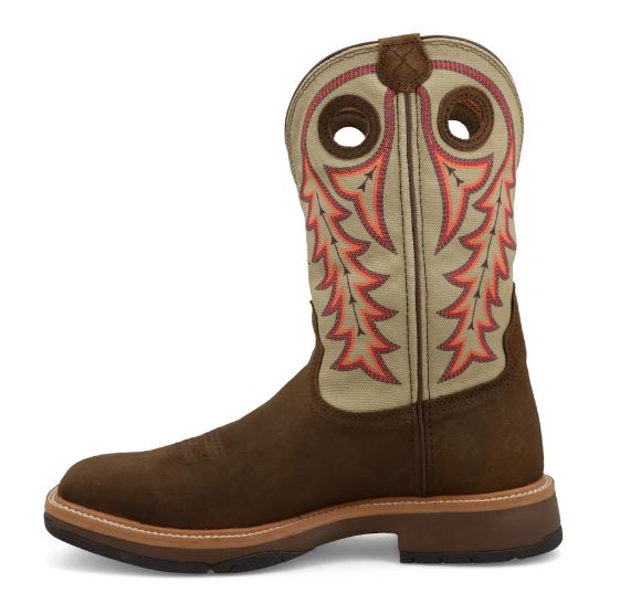 Le Bos Twisted X Bown Horseman 11 Inch Men's Square Toe Western Boots MHM0024