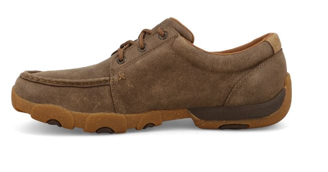 Le Bos Twisted X Brown Ultralite X Driving Moc Men's Boat Shoes MDMU003
