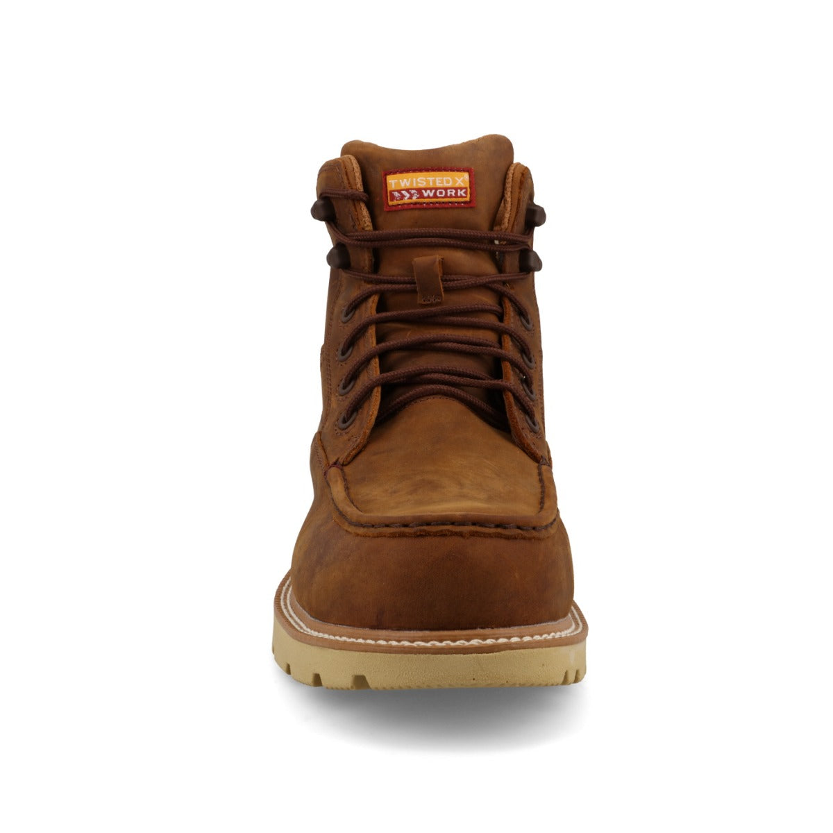 Le Bos Twisted X Brown Waterproof Nano Composite Safety Toe CellStrech Men's 6 Inch Workboots MXCNW04