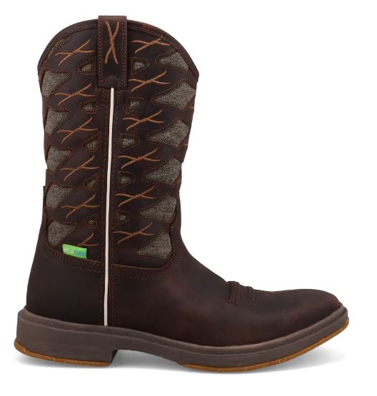 Le Bos Twisted X Chocolate Brown Ultralite X Men's Western Boots MUL0001