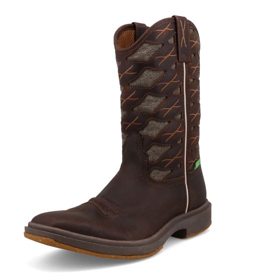 Le Bos Twisted X Chocolate Brown Ultralite X Men's Western Boots MUL0001