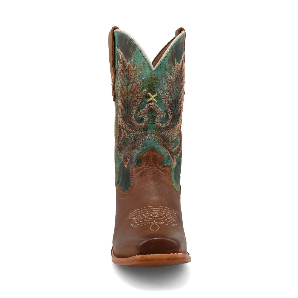 Le Bos Twisted X Ginger & Distressed Turquoise Women's 11 Inch NS Toe Rancher Boots WRAL021