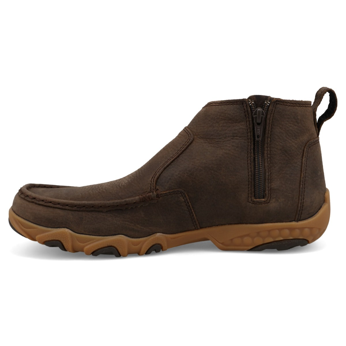 Le Bos Twisted X Leather 4 Inch Men's Chelsea Driving Moc MDMX001