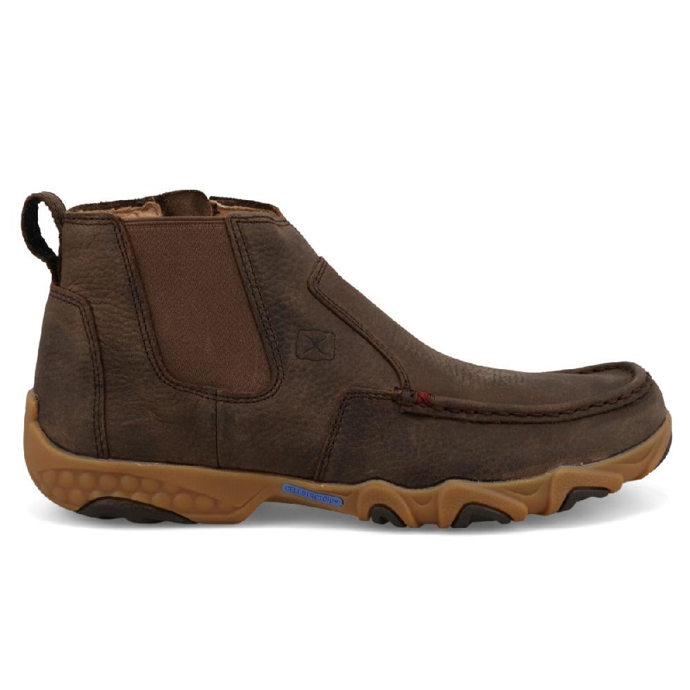Le Bos Twisted X Leather 4 Inch Men's Chelsea Driving Moc MDMX001