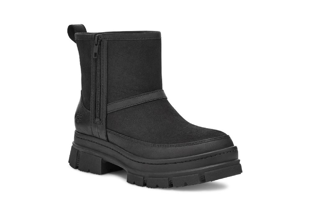 Le Bos Ugg Black Ashton Zip Women's Boots 1158206-BLK