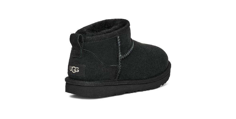 Le Bos Ugg Black Classic Ultra Mini Little Kids' Boots 1130750K-BLK