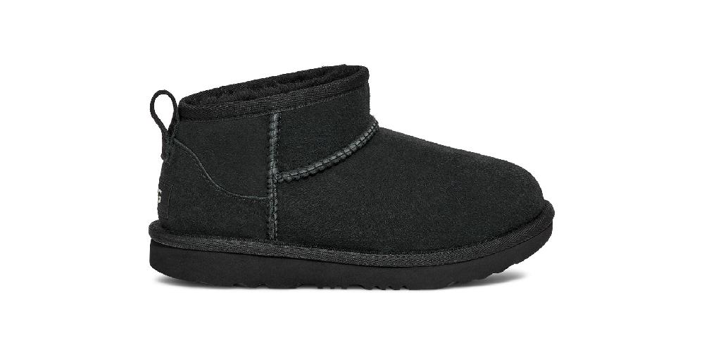 le bos Ugg Black Classic Ultra Mini Little Kids' Boots 1130750K-BLK
