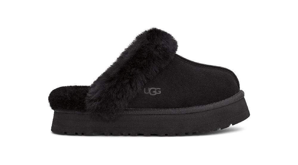 le bos Ugg Black Disquette Women's Slippers 1122550-BLK