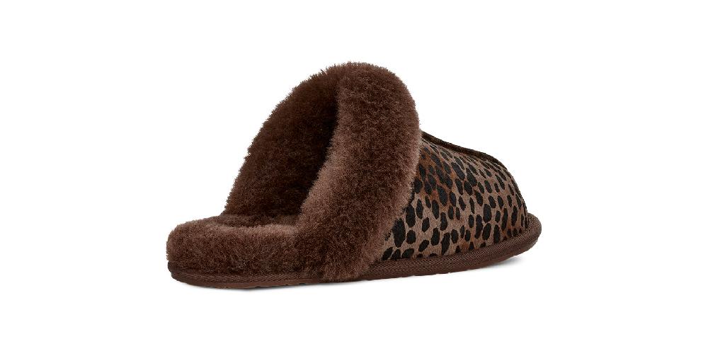 Le Bos Ugg Burnt Cedar Scuffette Caspian Women's Slippers 1158352-BCDR