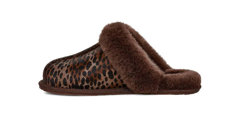 Le Bos Ugg Burnt Cedar Scuffette Caspian Women's Slippers 1158352-BCDR
