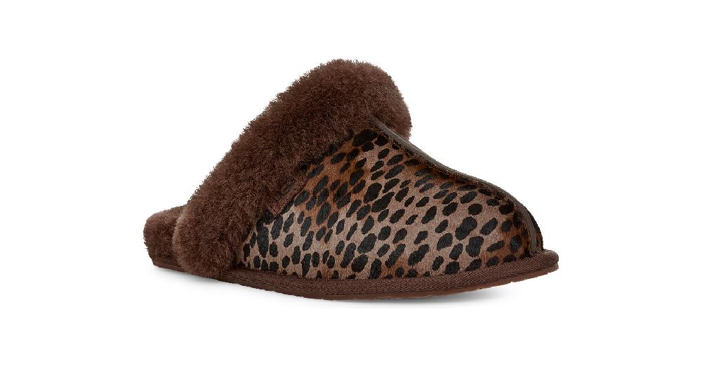 le bos Ugg Burnt Cedar Scuffette Caspian Women's Slippers 1158352-BCDR