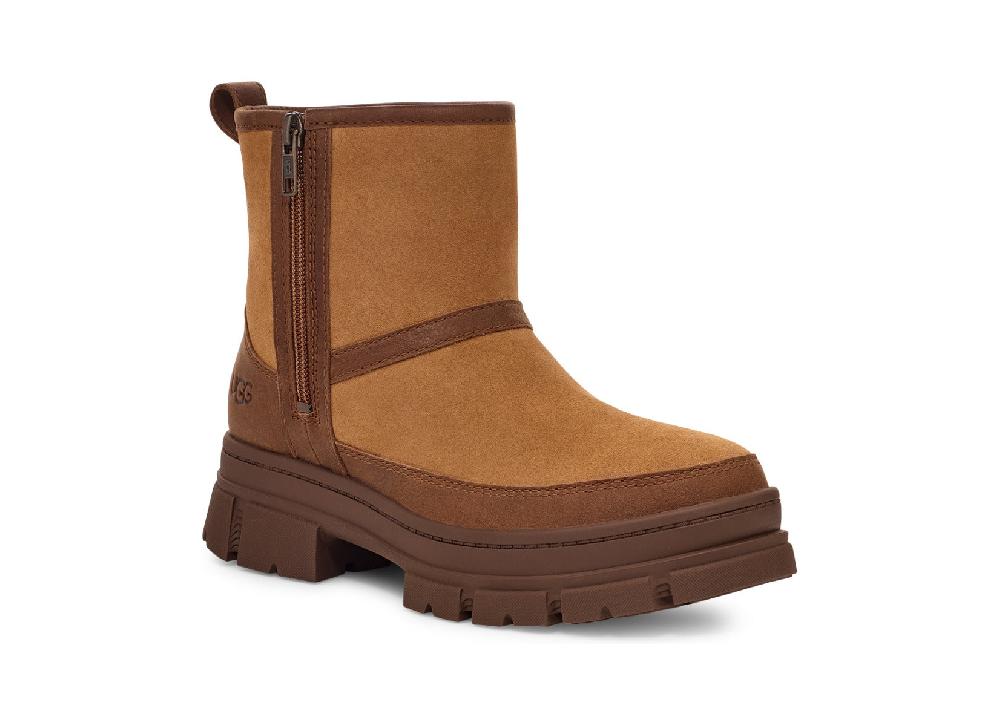 Le Bos Ugg Chestnut Ashton Zip Women's Boots 1164890-CHE