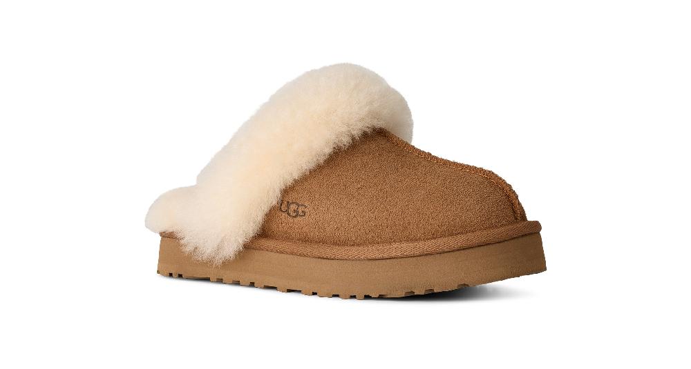 Le Bos Ugg Chestnut Disquette Big Kids Slippers 1171199K-CHE