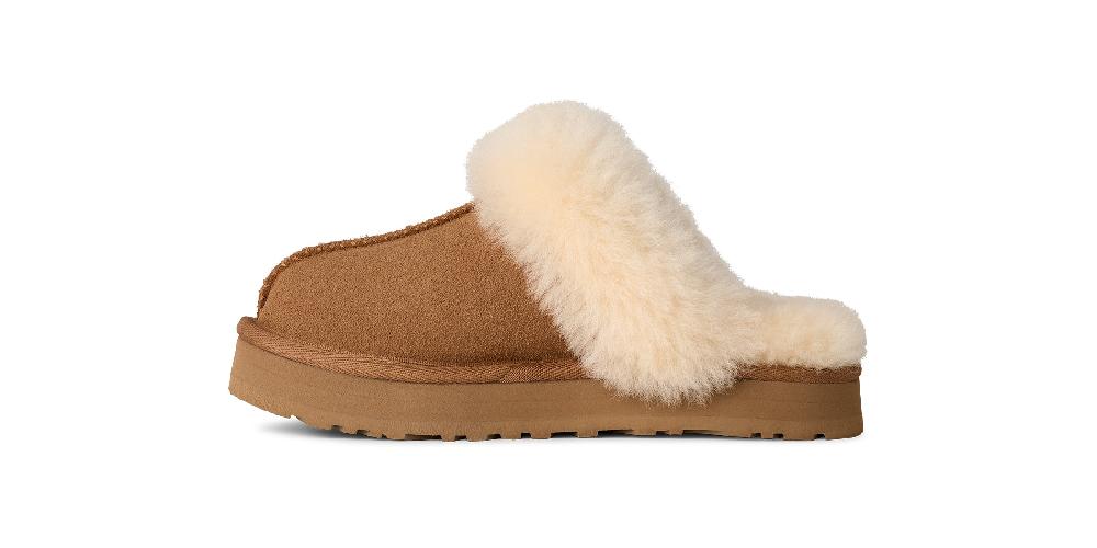 Le Bos Ugg Chestnut Disquette Big Kids Slippers 1171199K-CHE