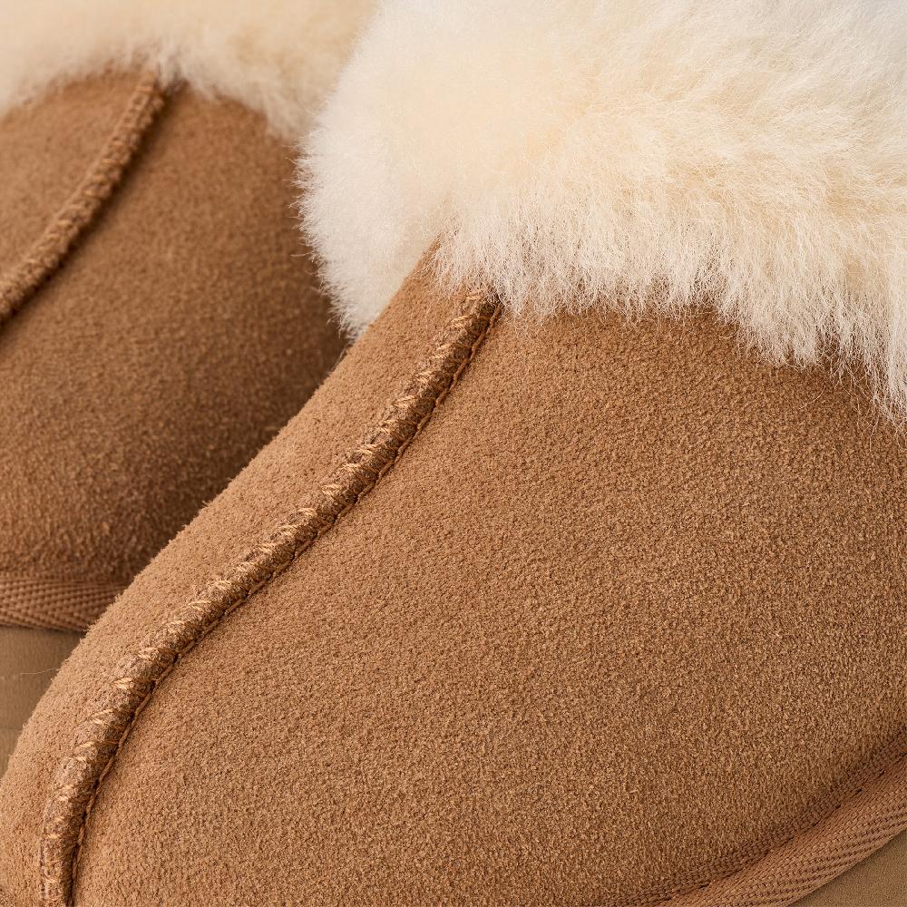 Le Bos Ugg Chestnut Disquette Big Kids Slippers 1171199K-CHE