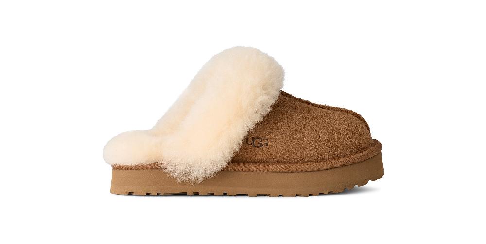 le bos Ugg Chestnut Disquette Big Kids Slippers 1171199K-CHE