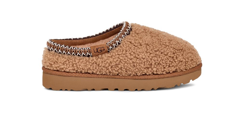 Le Bos Ugg Chestnut Tasman Maxi Curly Women's Shoes 1158356-CHE