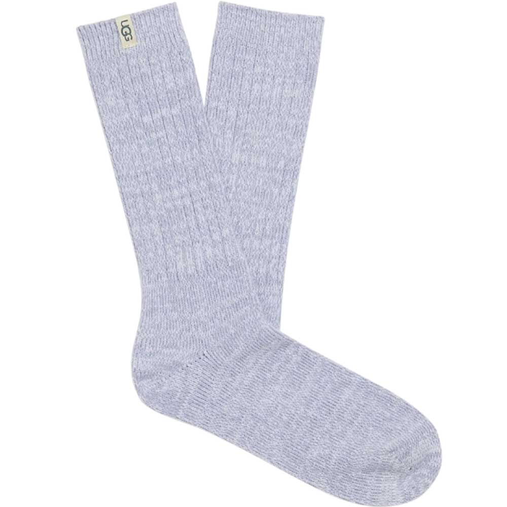 Le Bos Ugg Icelandic Blue Rib Knit Slouchy Crew Socks 1014832-ICBL