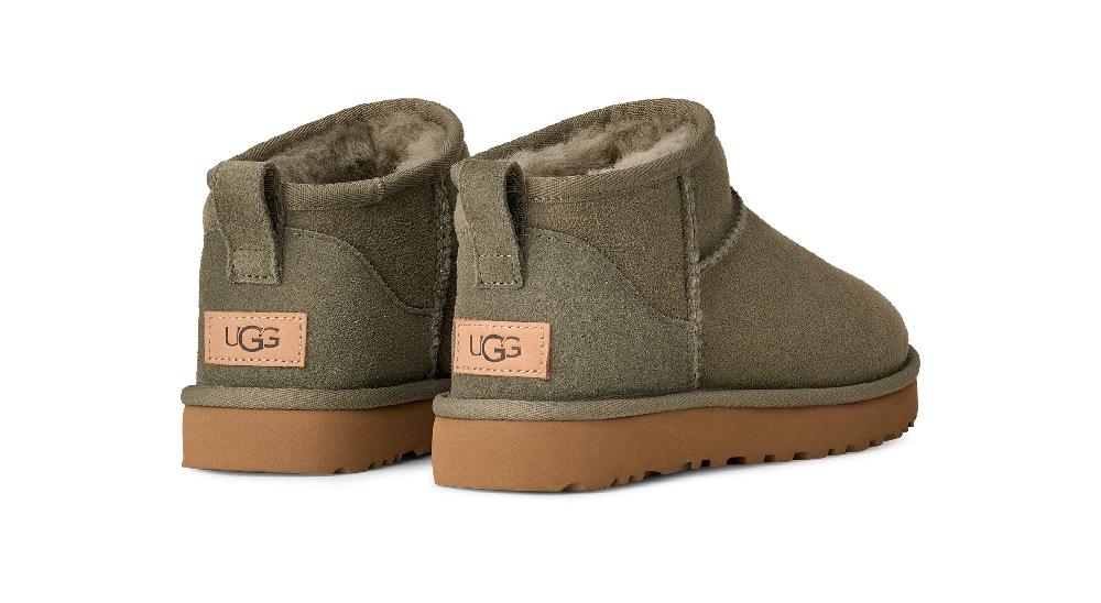 Le Bos Ugg Moss Green/Amphora Classic Ultra Mini Women's Shoes 1116109-MMP