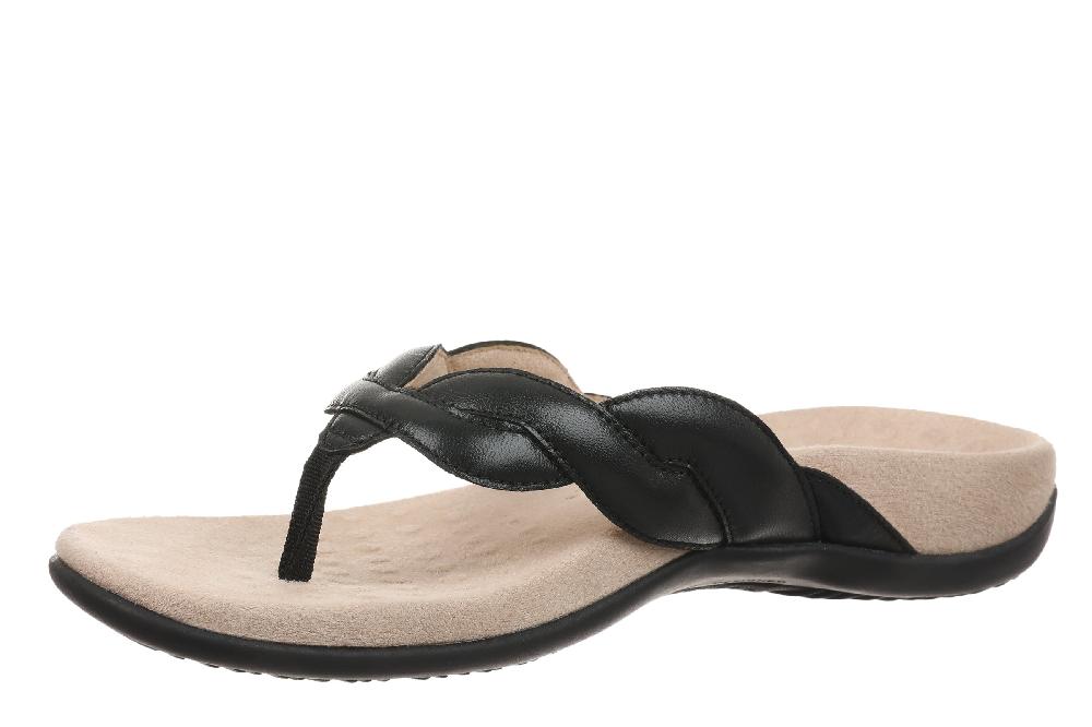 Le Bos Vionic Black Bella Braid Women's Sandals J4526L1001