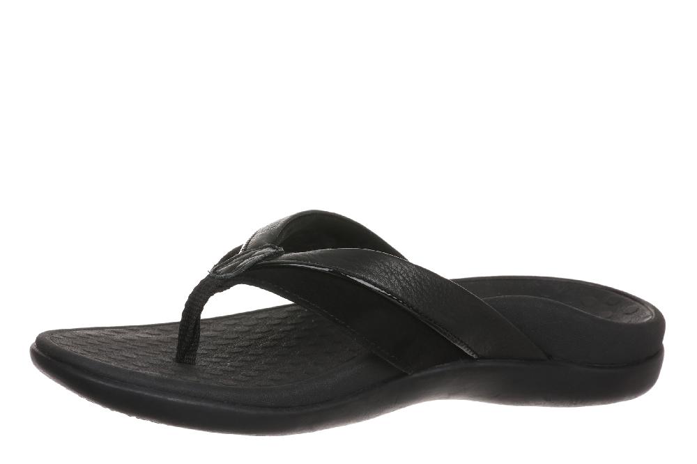Le Bos Vionic Black Shore Women's Toe Post Sandals SHORE-001