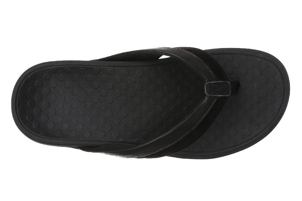 Le Bos Vionic Black Shore Women's Toe Post Sandals SHORE-001
