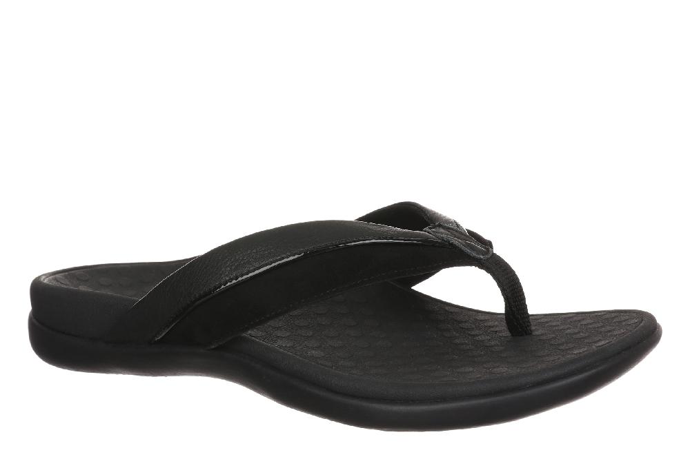 le bos Vionic Black Shore Women's Toe Post Sandals SHORE-001