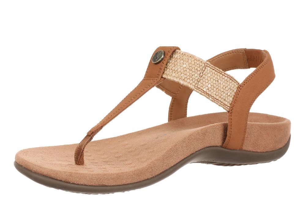 Le Bos Vionic Camel Brea Women's Toe Post Slingback Sandals BREA-200