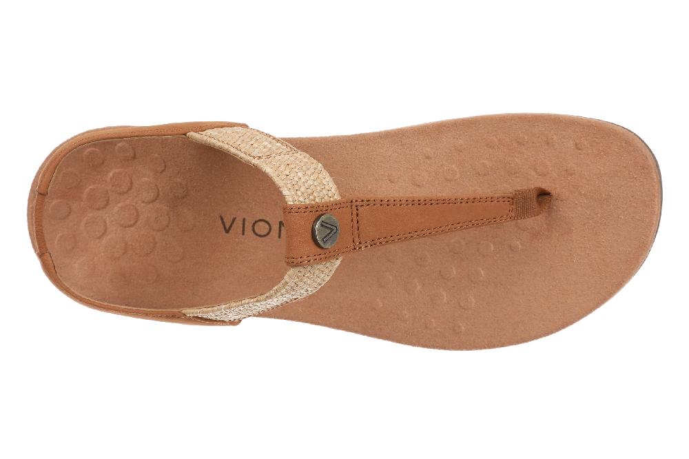 Le Bos Vionic Camel Brea Women's Toe Post Slingback Sandals BREA-200
