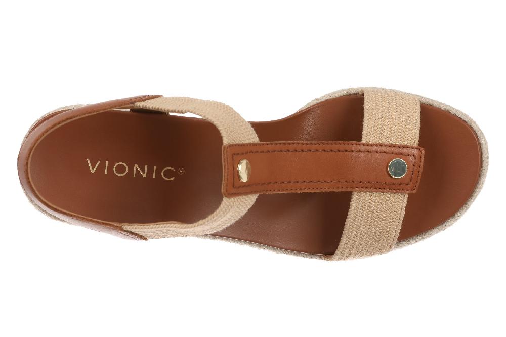 Le Bos Vionic Camel Calera Women's Wedge Sandals CALERA-200