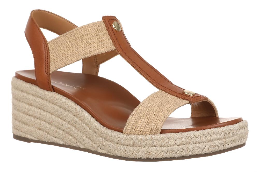 le bos Vionic Camel Calera Women's Wedge Sandals CALERA-200