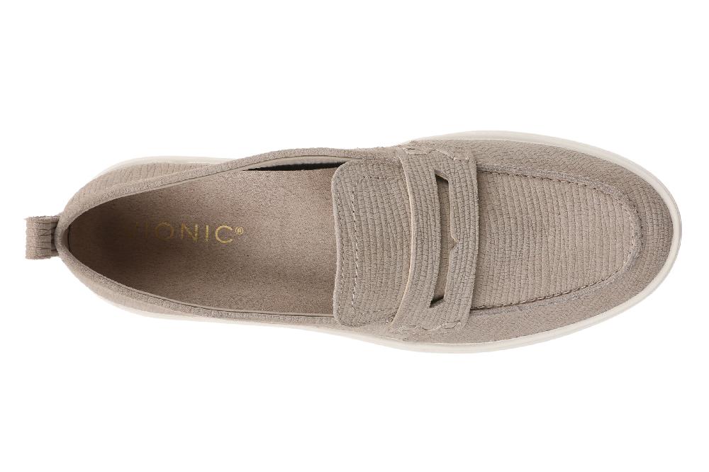 Le Bos Vionic Cobblestone Suede Uptown Women's Loafers UPTOWN-026