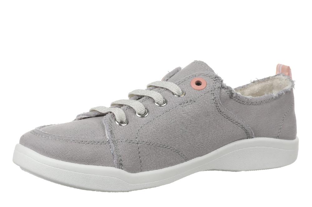 Le Bos Vionic Light Grey Beach Pismo Women's Casual Canvas Sneakers 10011625020