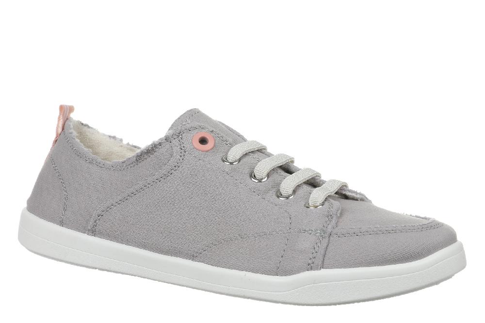 le bos Vionic Light Grey Beach Pismo Women's Casual Canvas Sneakers 10011625020