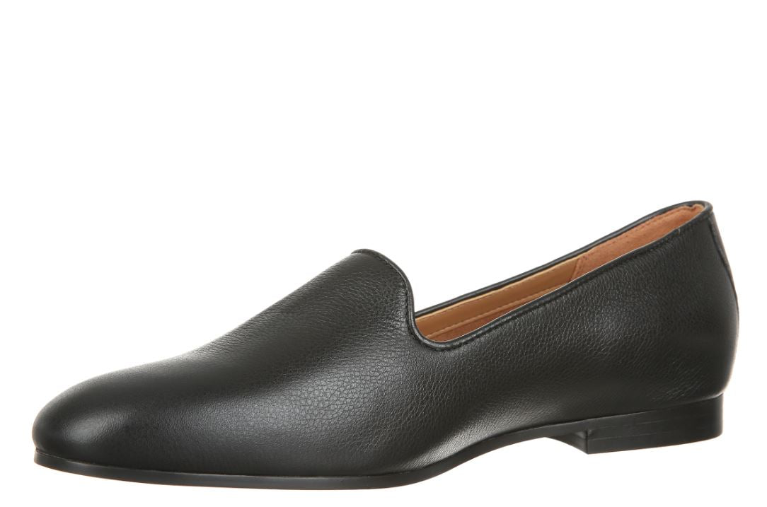 Le Bos Vionic Onyx Leather Willa II Women's Slip On Flat Shoes WILLAII-005
