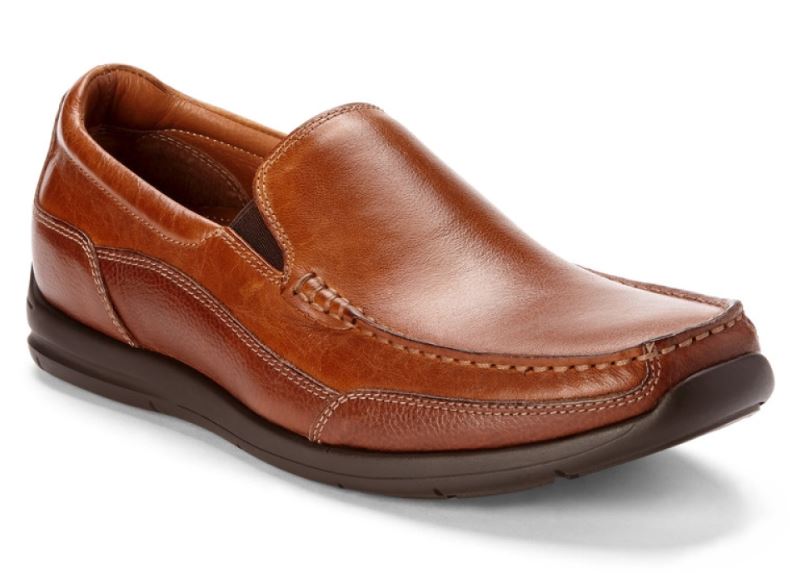 le bos Vionic Tan Preston Slip On Mens Dress Loafers PRESTON