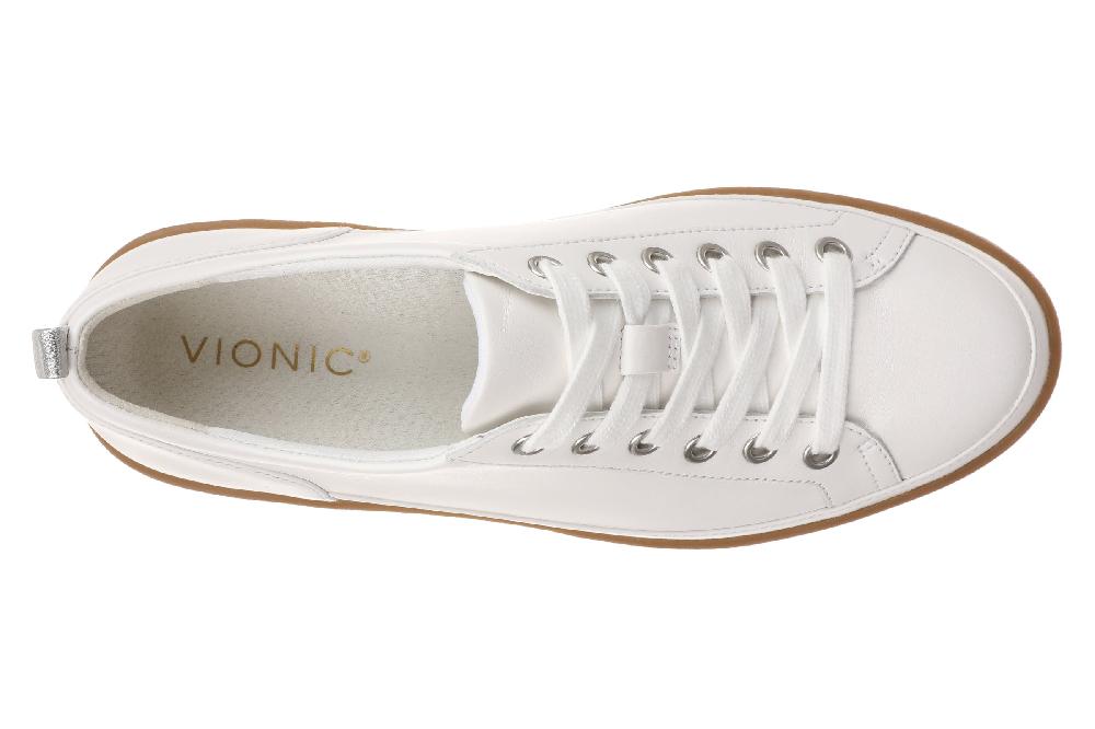 Le Bos Vionic White Leather With Gum Sole Winny Women's Sneakers H7773L8103