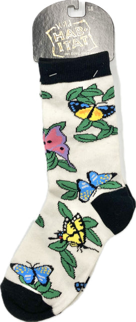 le bos Wild Habitat Butterfly Children's Socks HA01F003