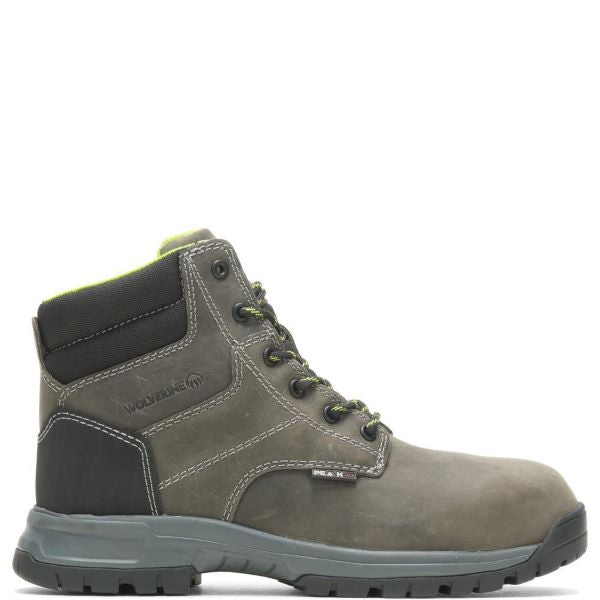le bos Wolverine Charcoal Grey Piper Womens Composite Toe Waterproof Work Boots W221033