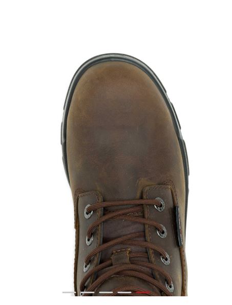 Le Bos Wolverine Dark Brown Men's Durashocks SR Icon 6 Inch Work Boots W240023