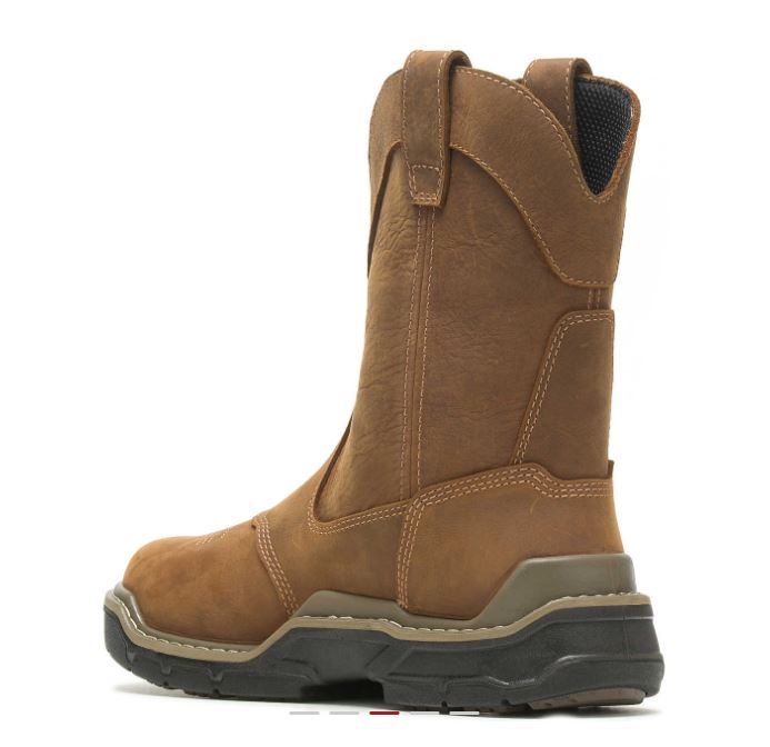 Le Bos Wolverine Real Brown Men's Raider Durashocks Western Carbonmax Work Wellington Boots W221045