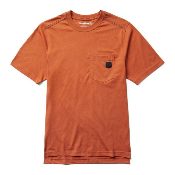 le bos Wolverine Spice Guardian Cotton Short Sleeve Men's Tee Shirt W1208120-802