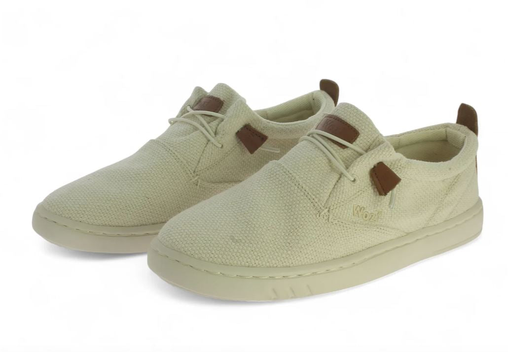 Le Bos Woz Ecru Robbie 50100 BOLD Fabric Men's Casual Shoes ROBBIE-BF-ECR