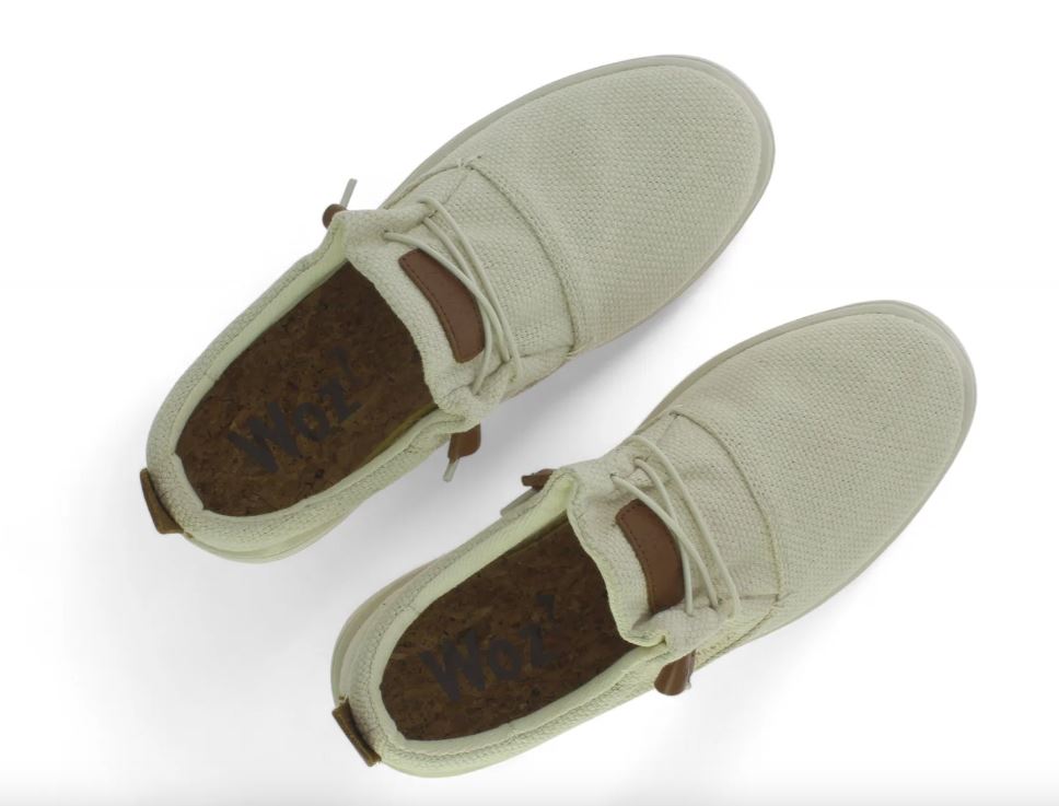 Le Bos Woz Ecru Robbie 50100 BOLD Fabric Men's Casual Shoes ROBBIE-BF-ECR